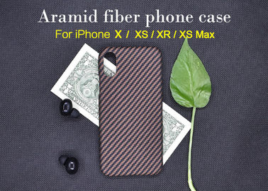 Ultra dünne Mattart-wirklicher Aramidfaser-Telefon-Kasten für iPhone X