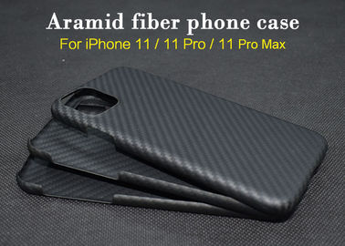 Schwarzes militärisches materielles Aramid-iPhone 11 schützender Kasten