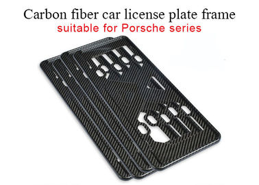 Haltbarer Porsche-Kohlenstoff-Faser-Kfz-Kennzeichen-Rahmen
