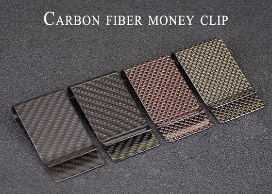 Kohlenstoff-Faser-Geld-Clip der Geschäfts-Art-70mm*37mm