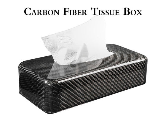 Stoßsicherer glatter Faser-Gewebe-Kasten des Kohlenstoff-3K