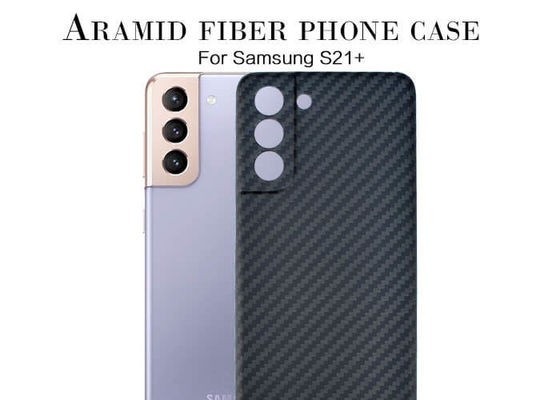 Twill-Entwurf Aramid-Telefon-Kasten für Samsung S21 plus Kohlenstoff-Faser-Kasten