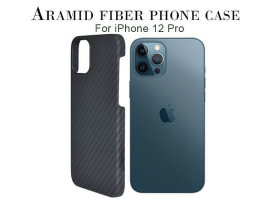 IPhone 12 der Stärke 0.65mm Matte Finish Pro-Aramid-Telefon-Kasten