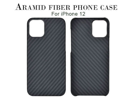 iPhone Fall-Aramidfaser-Kasten für iPhone 12 Kohlenstoff-Faser-Telefon-Kasten