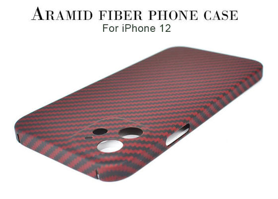 Aramidfaser-Telefon-Kasten Matte Surfaces 0.65mm für iPhone 12