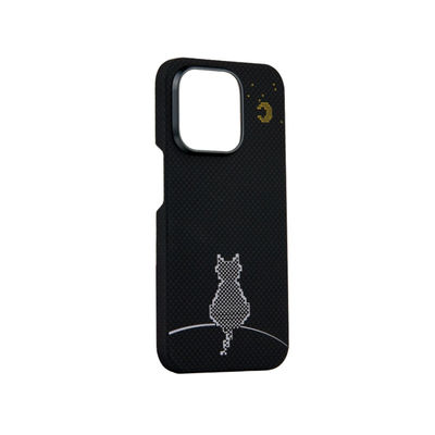 Ultra-dünne 0,8 mm Dicke, 16 g Gewicht, schmutzabweisende Aramidfaser-Handyhülle für iPhone 16 Pro Max