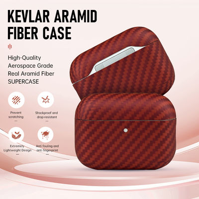 Support Wireless Charging Carbon Aramid Fiber Earphone Case for AirPods Pro 3