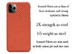 iPhone 11 der Note 3D glaubender Pro-Max Waterproof Case Aramid Fiber-Telefon-Kasten