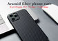 Aramid-Fall-Kohlenstoff-Faser-Telefon-Kasten iPhone 11 des Militärgrades materieller
