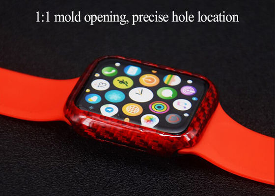 Ultra dünnes Uhrgehäuse der Kohlenstoff-Faser-44mm 40mm Apple