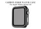 Scratchproof Kohlenstoff-Aramidfaser--Abdeckung für Apple-Uhr-Reihe