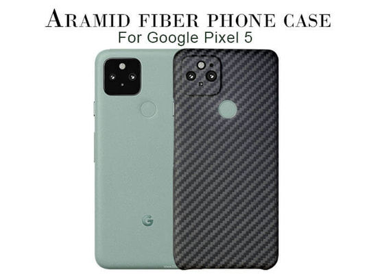 Schwarzer Aramidfaser-Telefon-Kasten für Kohlenstoff-Faser-Kasten Google-Pixel-5