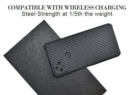Schwarzer Aramidfaser-Telefon-Kasten für Kohlenstoff-Faser-Kasten Google-Pixel-5