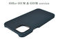 Verkratzen Sie beständigen Matte Surface Blue-iPhone 12 Aramid-Kohlenstoff-Faser-Kasten