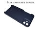 Einfache Gewebebeschaffenheit blauer Aramid-Kohlenstoff-Faser-Kasten für iPhone 12