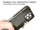 Kamera-Schutzhülle aus Kohlefaser mit voller Abdeckung für iPhone 12 Pro Max