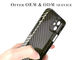 Stoßsicherer ultra hellgrüner Farbkohlenstoff-Aramidfaser-Telefon-Kasten für iPhone 12